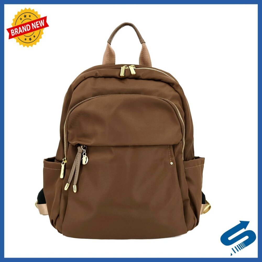 Nylon Backpack Purse Lightweight Water-Resistant Daypack Minimal Chic Travel